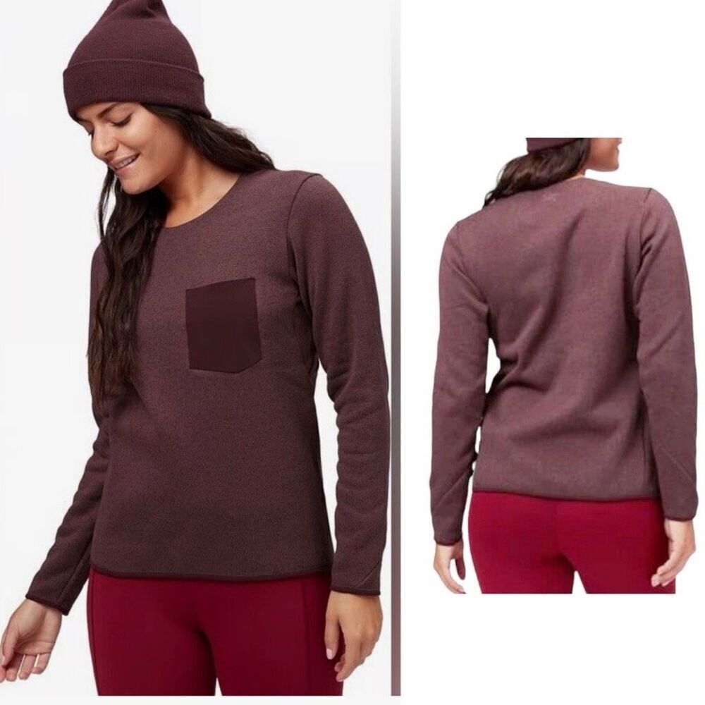 ARC’TERYX Mauve Inertia Heather Covert Sweater-L